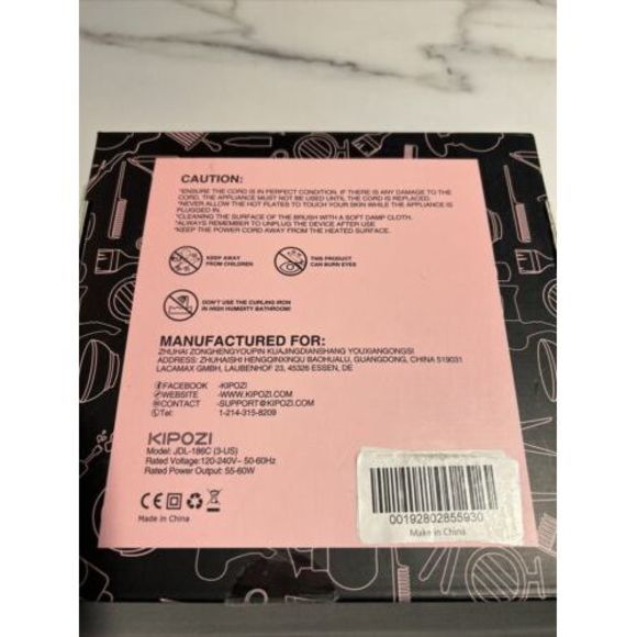 Kipozi Professional/Styling 5 in 1 Set, Interchangeable Curling Wand Set - New - Picture 4 of 6